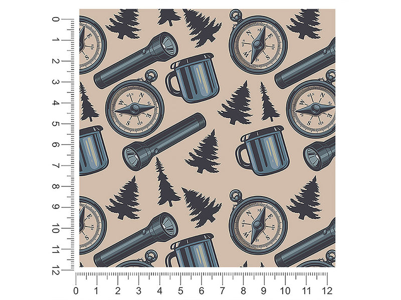 lead on camping 1ft x 1ft Craft Sheets