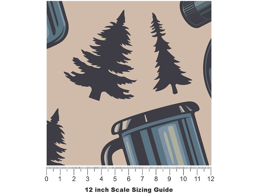 Lead On Camping Vinyl Film Pattern Size 12 inch Scale~Rwraps Lead On Camping Sizing Chart~2