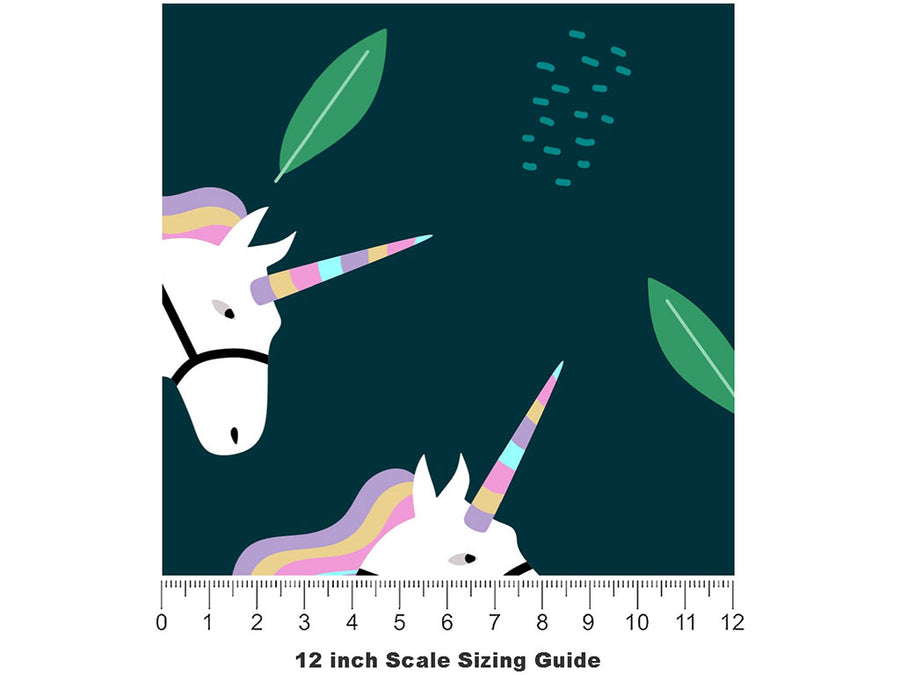 Leafy Corn Fantasy Vinyl Film Pattern Size 12 inch Scale~Rwraps Leafy Corn Fantasy Sizing Chart~2