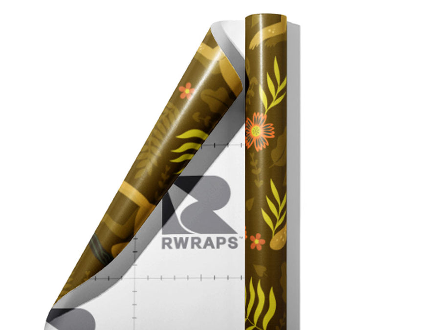 Leaping Lemurs Primate Wrap Film Sheets~Rwraps Series 914 Leaping Lemurs Primate Scrolled Sheet~3