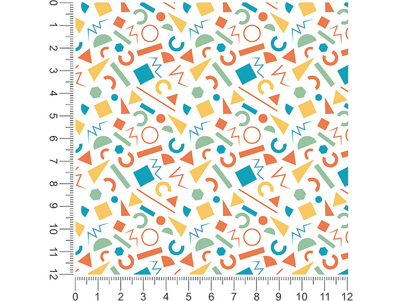 leaping mind abstract geometric 1ft x 1ft Craft Sheets