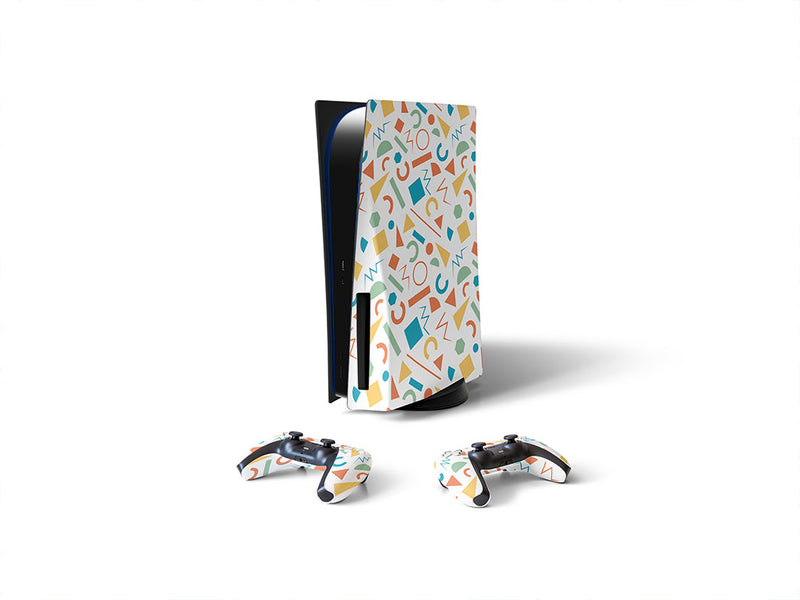 leaping mind abstract geometric Sony PS5 DIY Skin