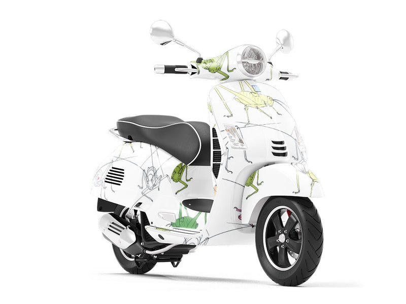 Leaping Pastels Bug Vespa Scooter Wrap Film