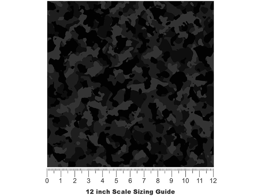 Leather Napalm Camouflage Vinyl Film Pattern Size 12 inch Scale~Rwraps Leather Napalm Camouflage Sizing Chart~3