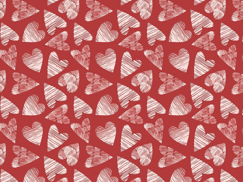 Left Breathless Heart Vinyl Wrap Pattern~Rwraps Series 914 Digitally Printed Vinyl Wrap~0