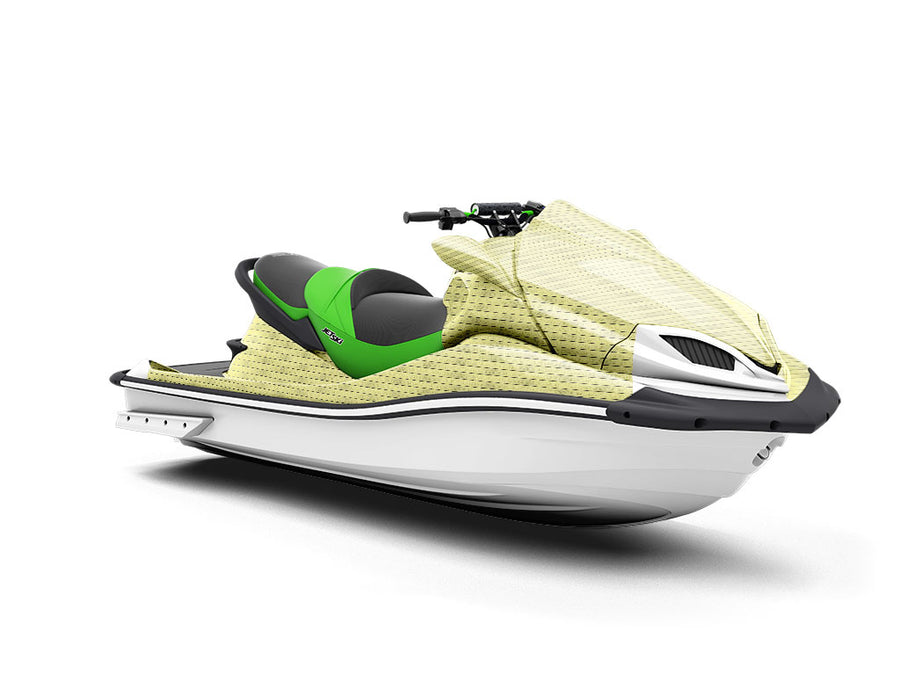Lemon Chiffon Wood Plank Jet Ski Vinyl Customized Wrap