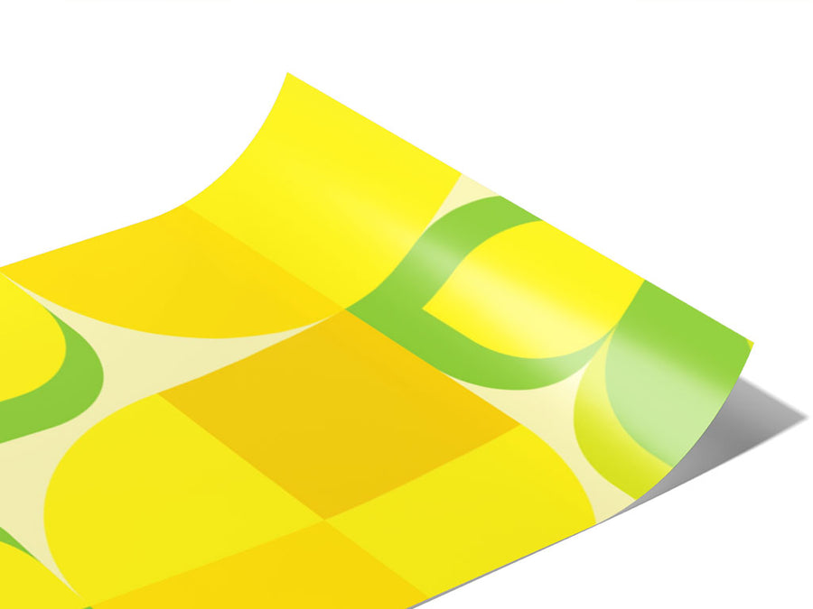 Lemon Mosaic Fruit Vinyl Wraps~Rwraps Series 914 Digitally Printed Vinyl Wrap~0