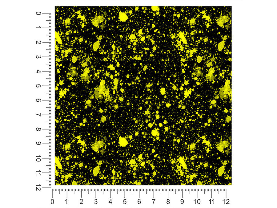 lemonade drops paint splatter 1ft x 1ft Craft Sheets