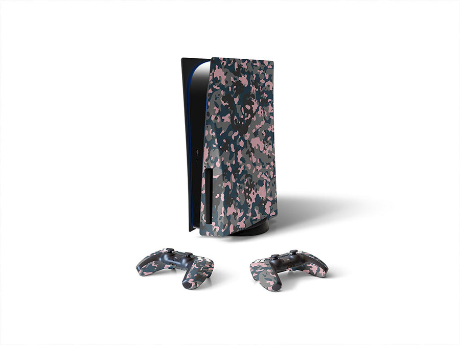 lemonade green camouflage Sony PS5 DIY Skin