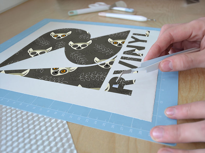 lemur vision animal Easy Weed Craft Vinyl