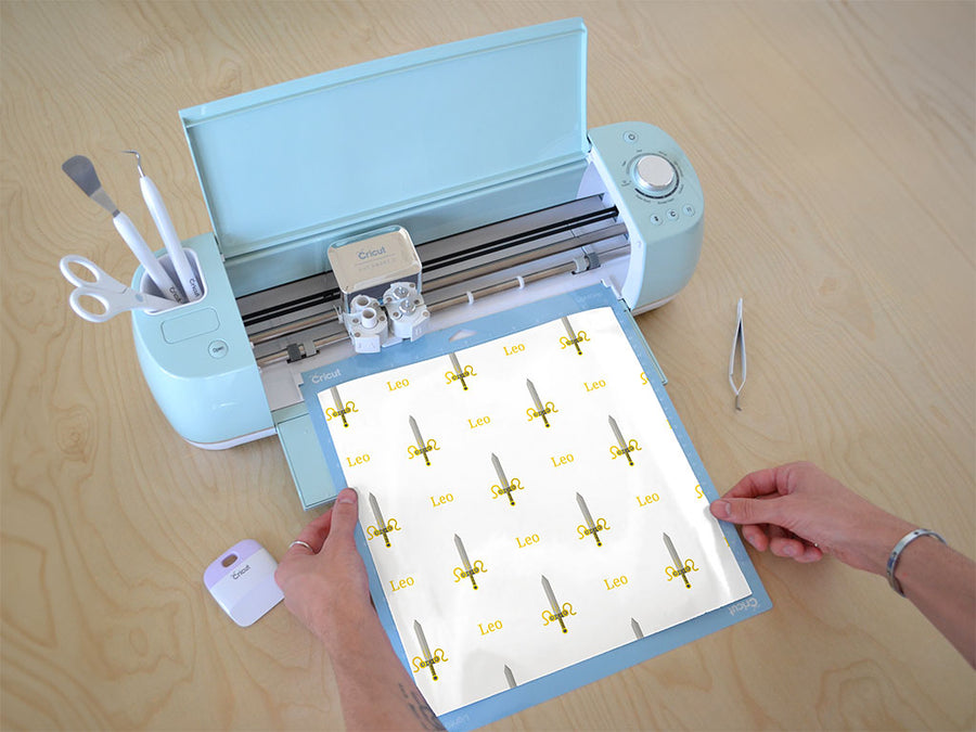 leo swords astrology Cricut Compatible Vinyl