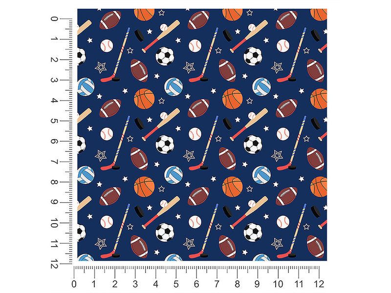 lets play sport 1ft x 1ft Craft Sheets