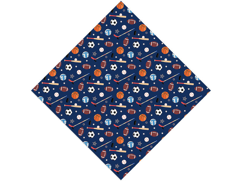 Lets Play Sport Vinyl Wrap Pattern