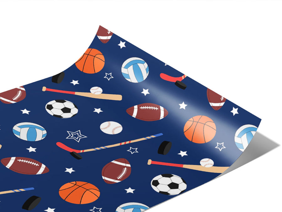 Lets Play Sport Vinyl Wraps~Rwraps Series 914 Digitally Printed Vinyl Wrap~0