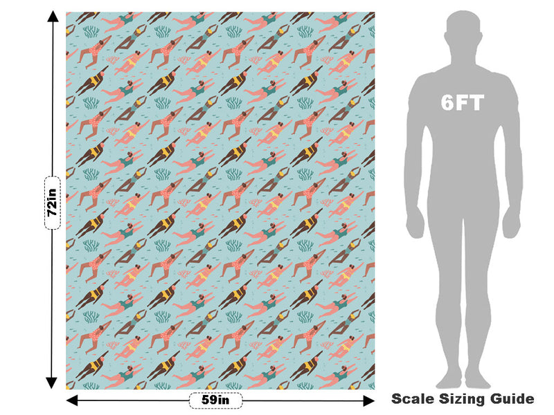 Lets Swim Summertime Vehicle Wrap Scale~Rwraps Series 914 Lets Swim Summertime Measurements~1
