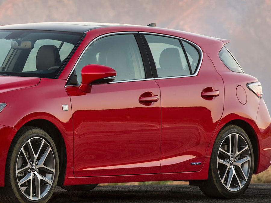 lexus ct 2011-2017 Gloss Black Pillar Cover Diagram