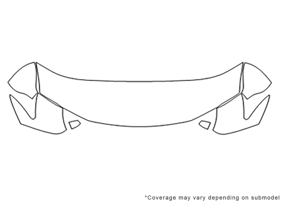 ct 3M Clear Bra Hood Precut PPF Diagram