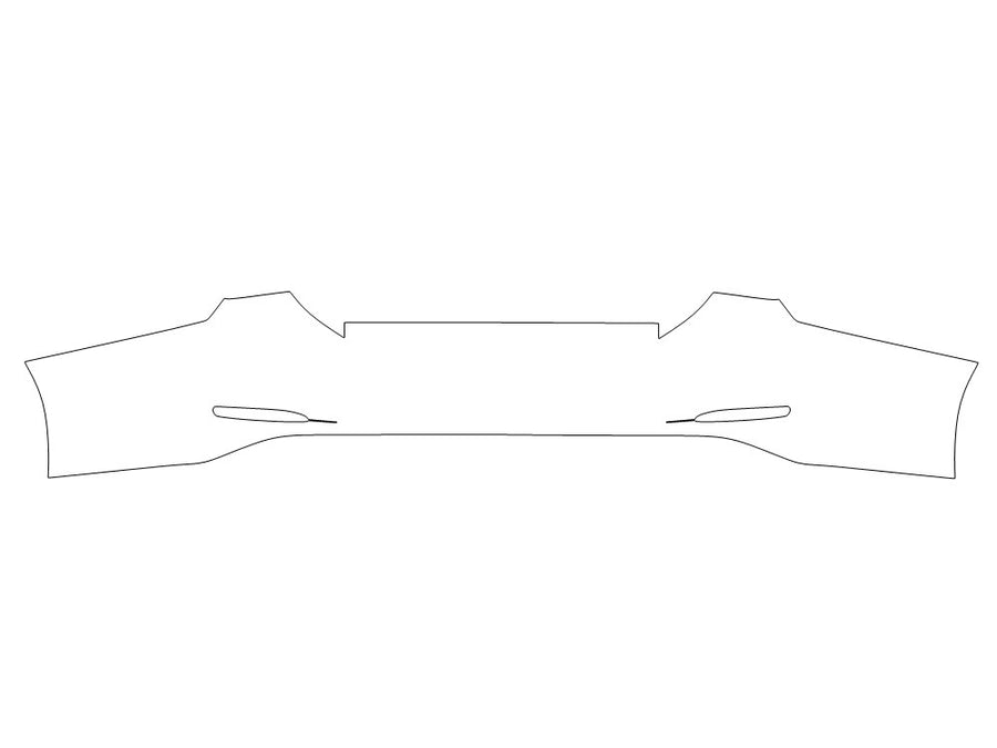 es Avery Dennison Clear Bra Door Cup Precut PPF Diagram