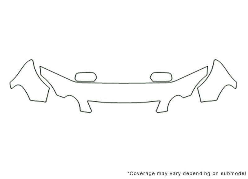 gs 3M Clear Bra Hood Precut PPF Diagram
