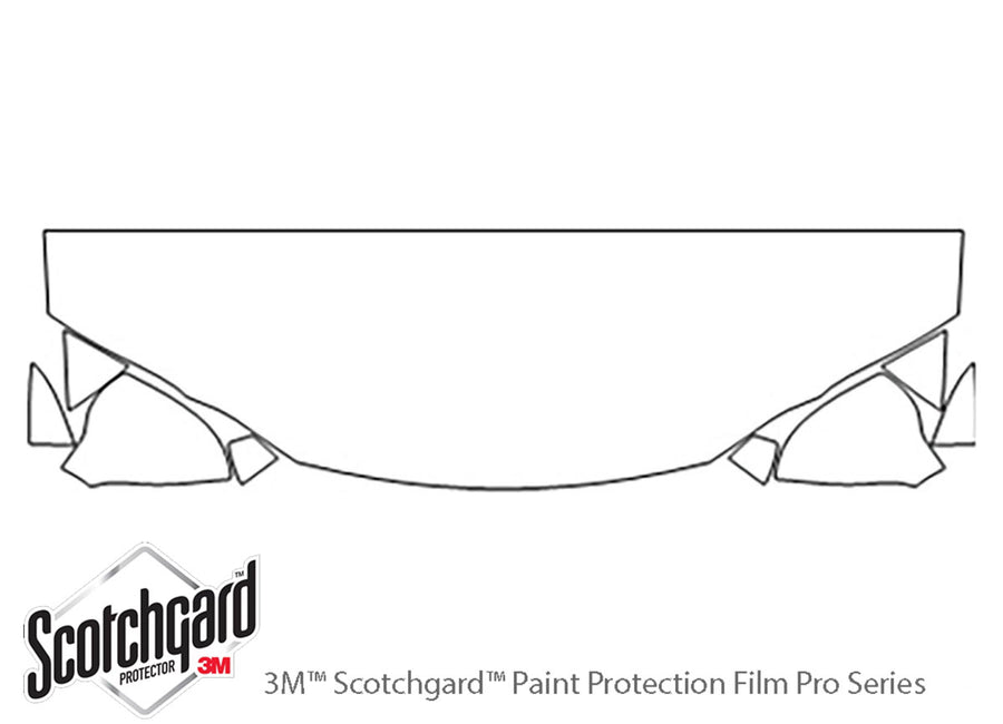 gs 3M Clear Bra Hood Precut PPF Diagram
