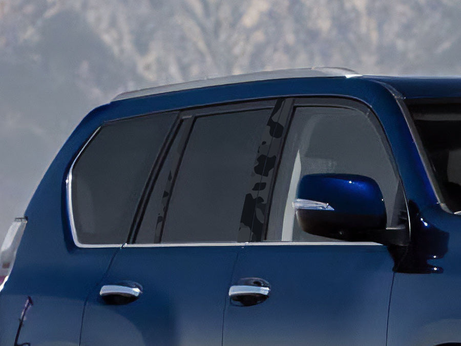 lexus gx 2010-2018 Camo Pillar Cover Diagram