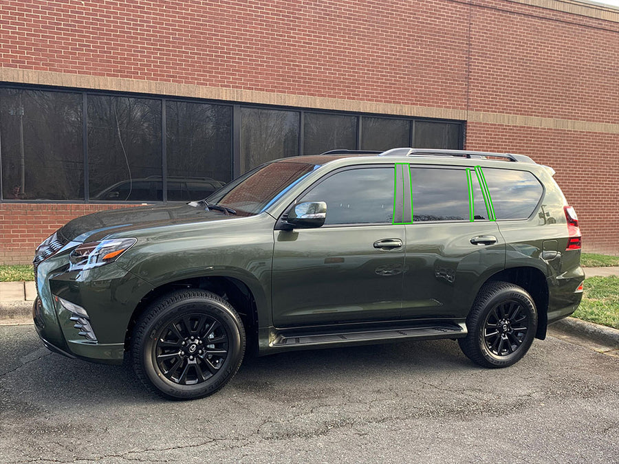 lexus gx 2019-2023 Pillar Post Trim Installation Location
