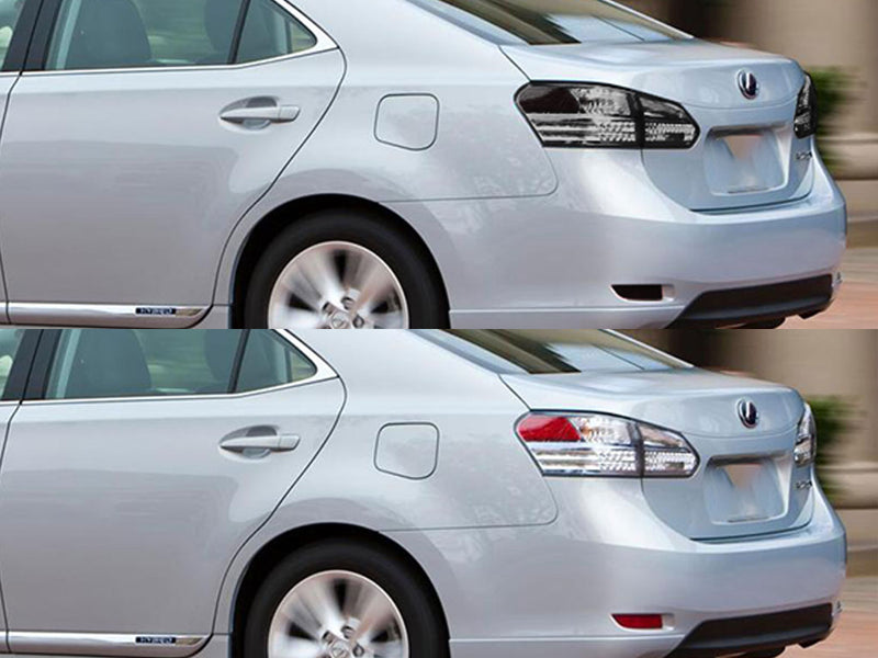 hs Before and After Smoked Taillights