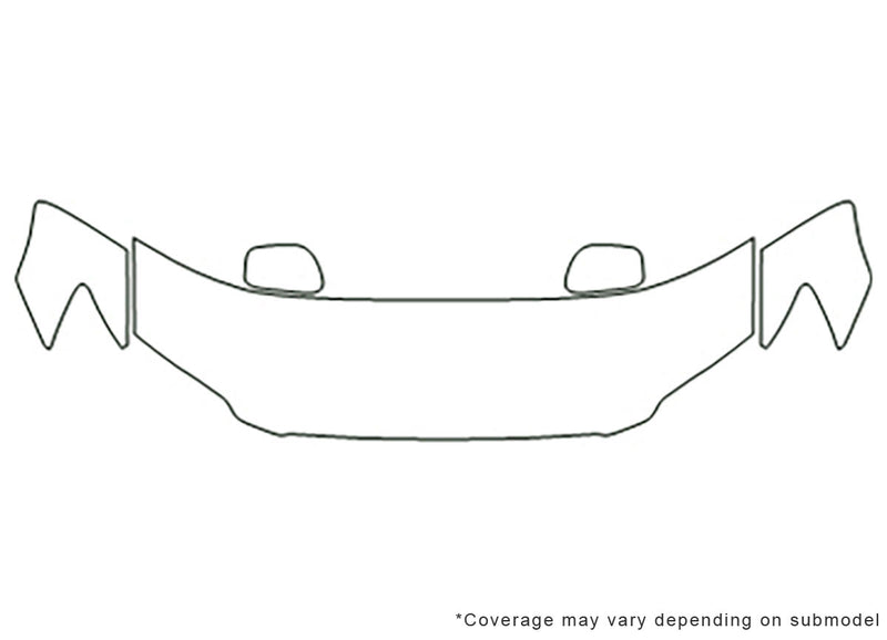 is Avery Dennison Clear Bra Hood Precut PPF Diagram