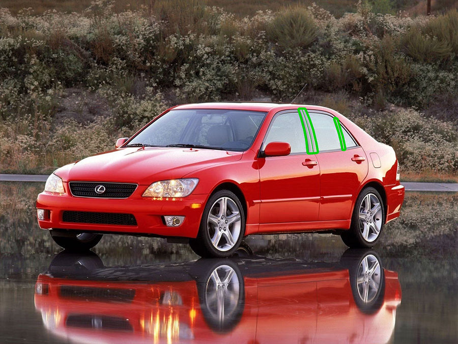 lexus is 2001-2005 Pillar Post Trim Installation Location