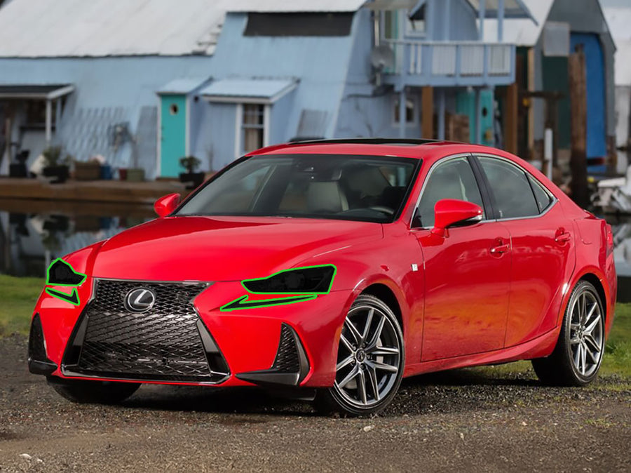 lexus is 2014-2020 Headlight Tint Location