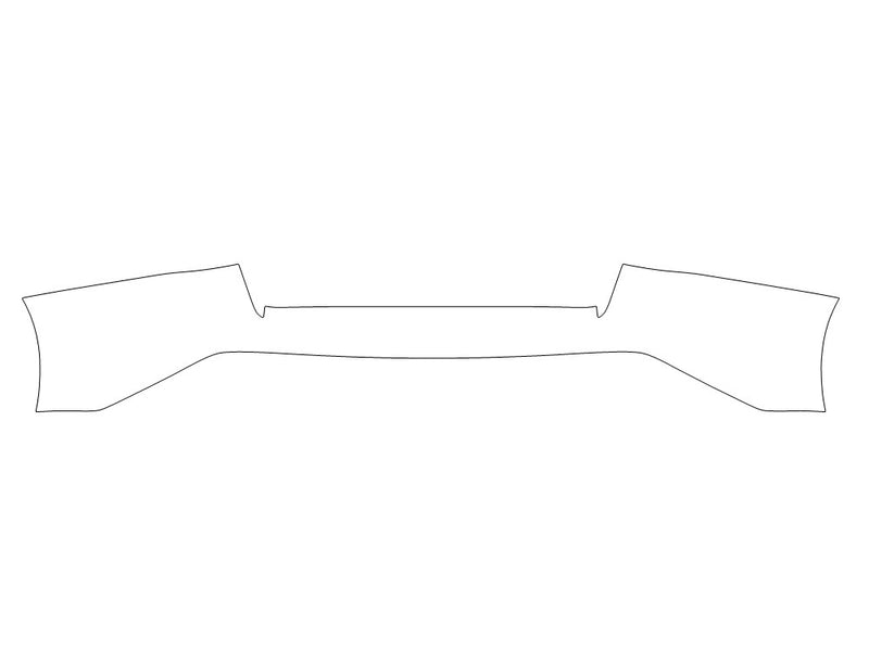 is Avery Dennison Clear Bra Door Cup Precut PPF Diagram
