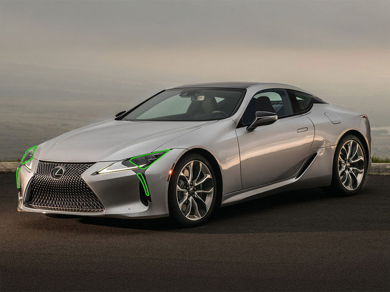 lexus lc 2018-2023 Headlight Protection Installation Location