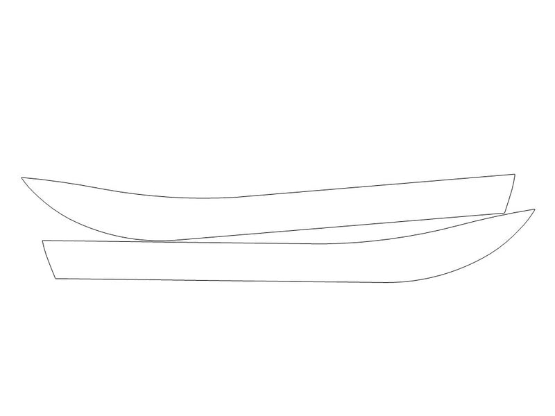 lc Avery Dennison Clear Bra Door Cup Precut PPF Diagram