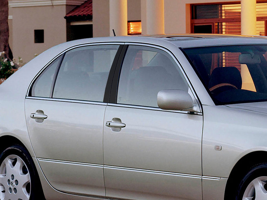 lexus ls 1996-2000 Gloss Black Pillar Cover Diagram