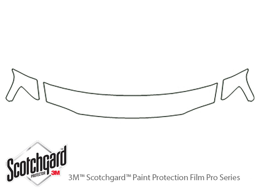ls 3M Clear Bra Hood Precut PPF Diagram