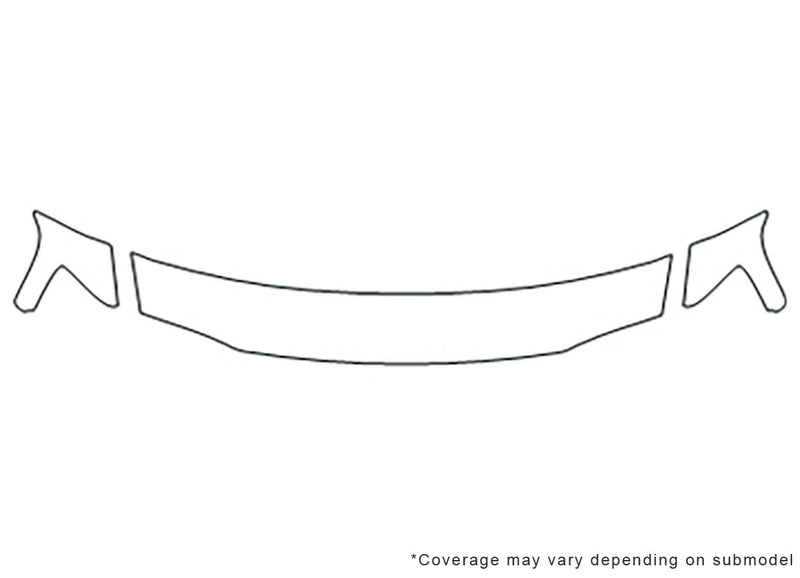 ls 3M Clear Bra Hood Precut PPF Diagram