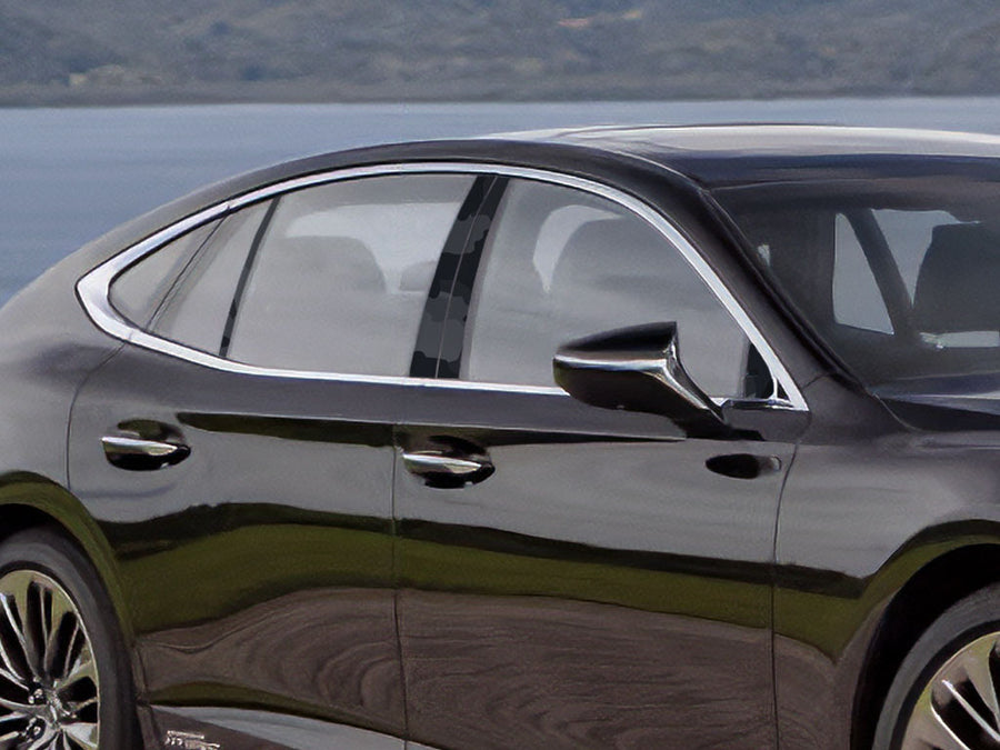 lexus ls 2018-2023 Camo Pillar Cover Diagram