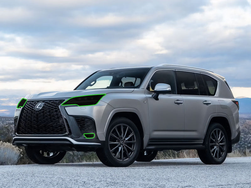 lexus lx 2022-2023 Headlight Tint Location