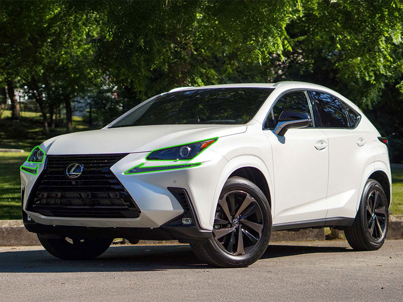 lexus nx 2018-2021 Headlight Protection Installation Location