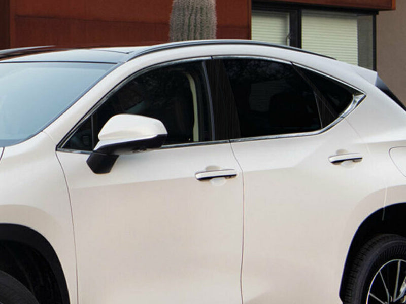 lexus nx 2022-2024 Brushed Aluminum Black Pillar Cover Diagram