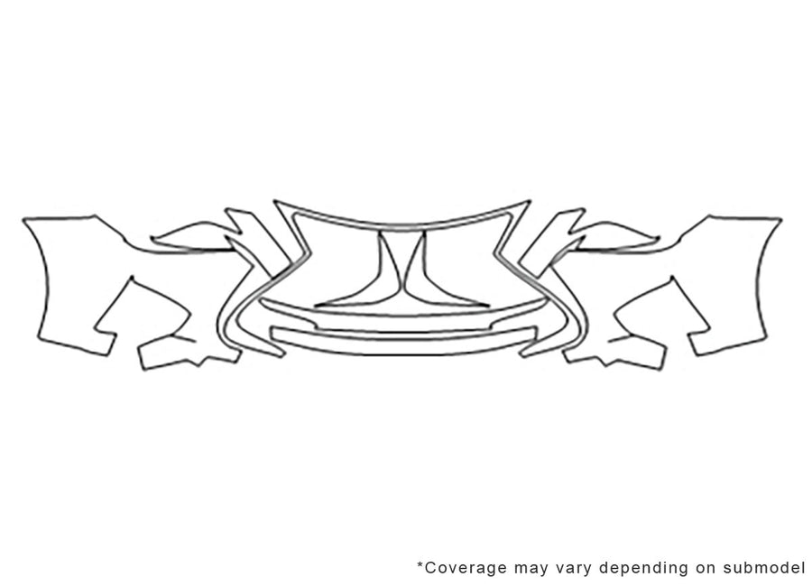 rc 3M Clear Bra Bumper Precut PPF Diagram