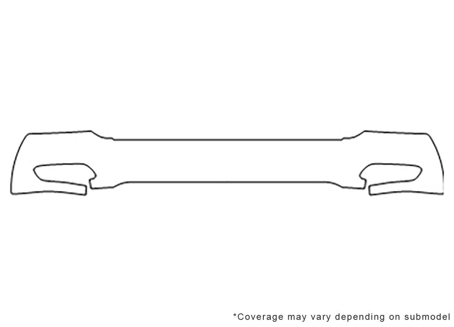 rx Avery Dennison Clear Bra Door Cup Precut PPF Diagram