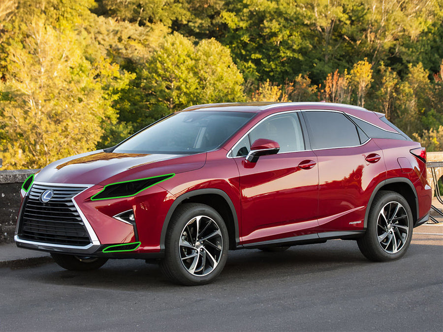 lexus rx 2020-2022 Headlight Tint Location