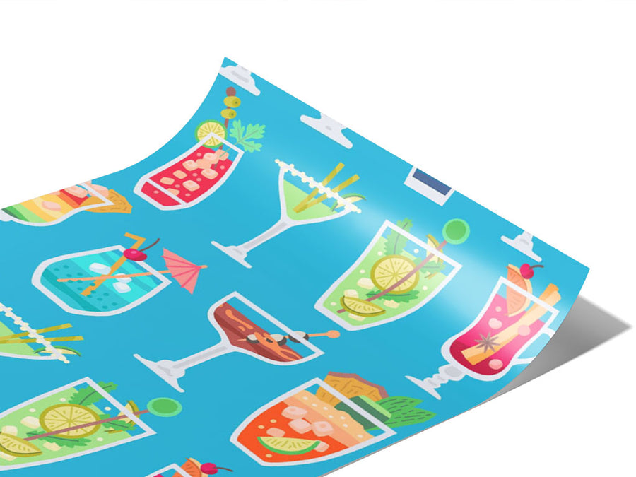 Liberating Libations Alcohol Vinyl Wraps~Rwraps Series 914 Digitally Printed Vinyl Wrap~0