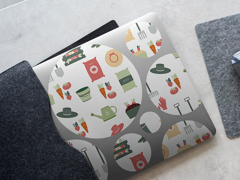 life stages gardening DIY Laptop Stickers