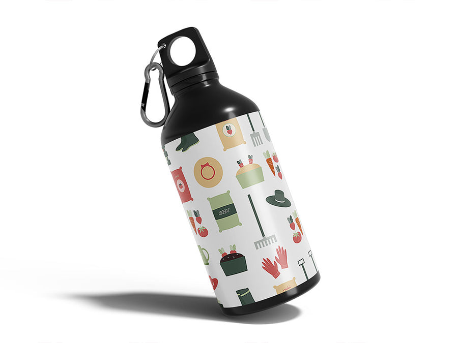 life stages gardening Water Bottle DIY Stickers