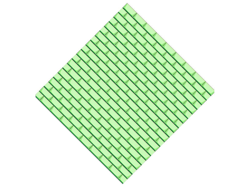 Light Green Brick Vinyl Wrap Pattern