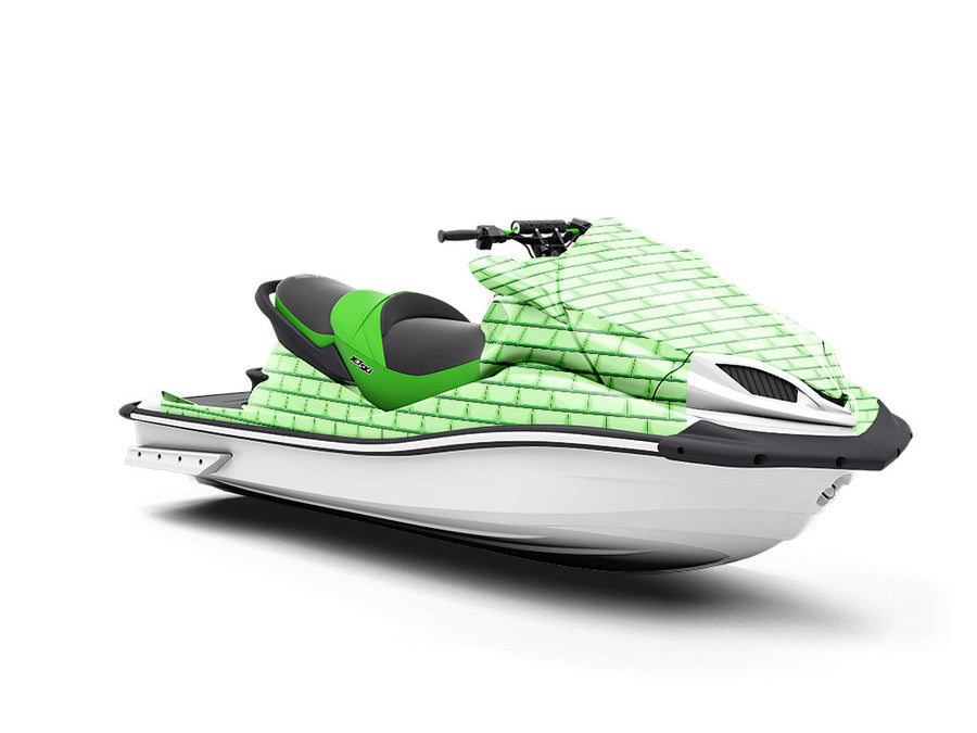 Light Green Brick Jet Ski Vinyl Customized Wrap