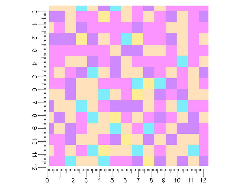 lilac bouquet pixel 1ft x 1ft Craft Sheets