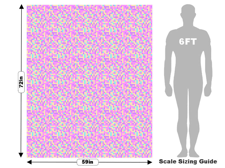 Lilac Bouquet Pixel Vehicle Wrap Scale~Rwraps Series 914 Lilac Bouquet Pixel Measurements~1